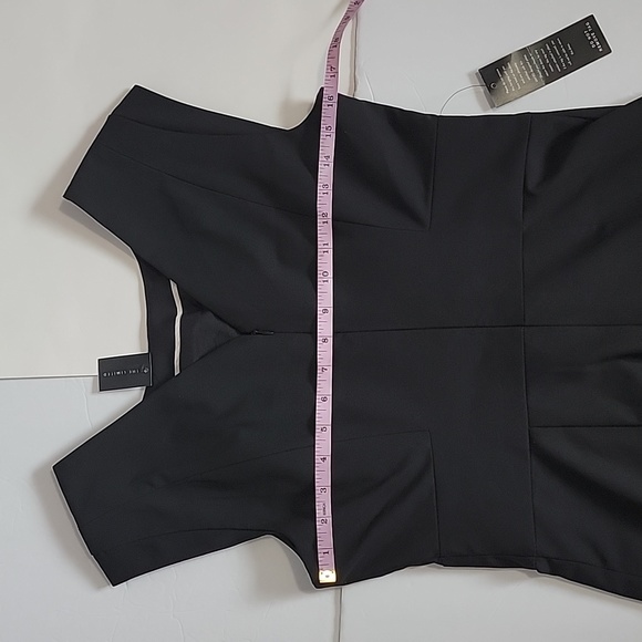 THE LIMITED BLACK COLLECTION BLACK MINI DRESS/ 8P. - Picture 4 of 11